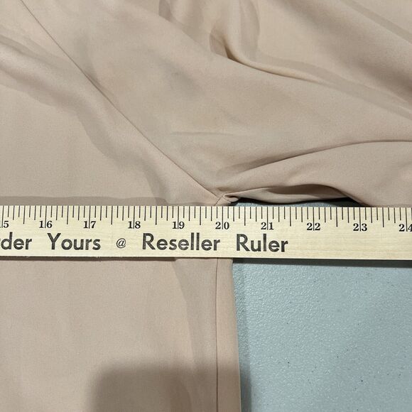 Pleione Women Medium Pink 3/4 Sleeve Blouse Flowy Preppy Romantic‎ Whimsy - Picture 8 of 13